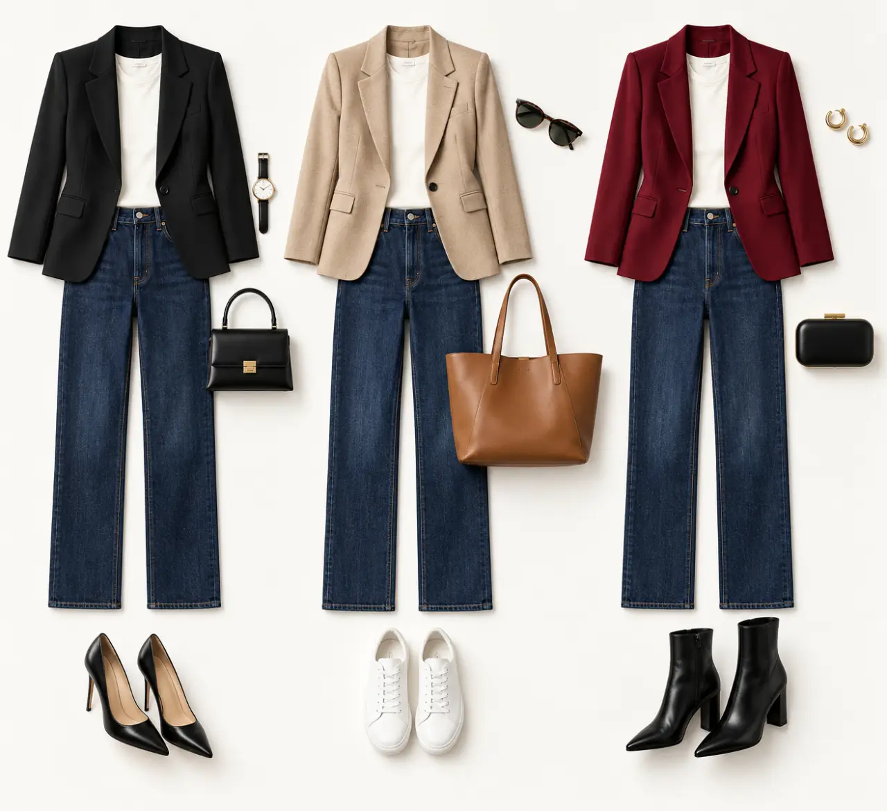 Composer plusieurs tenues avec un dressing cohérent et son style vestimentaire