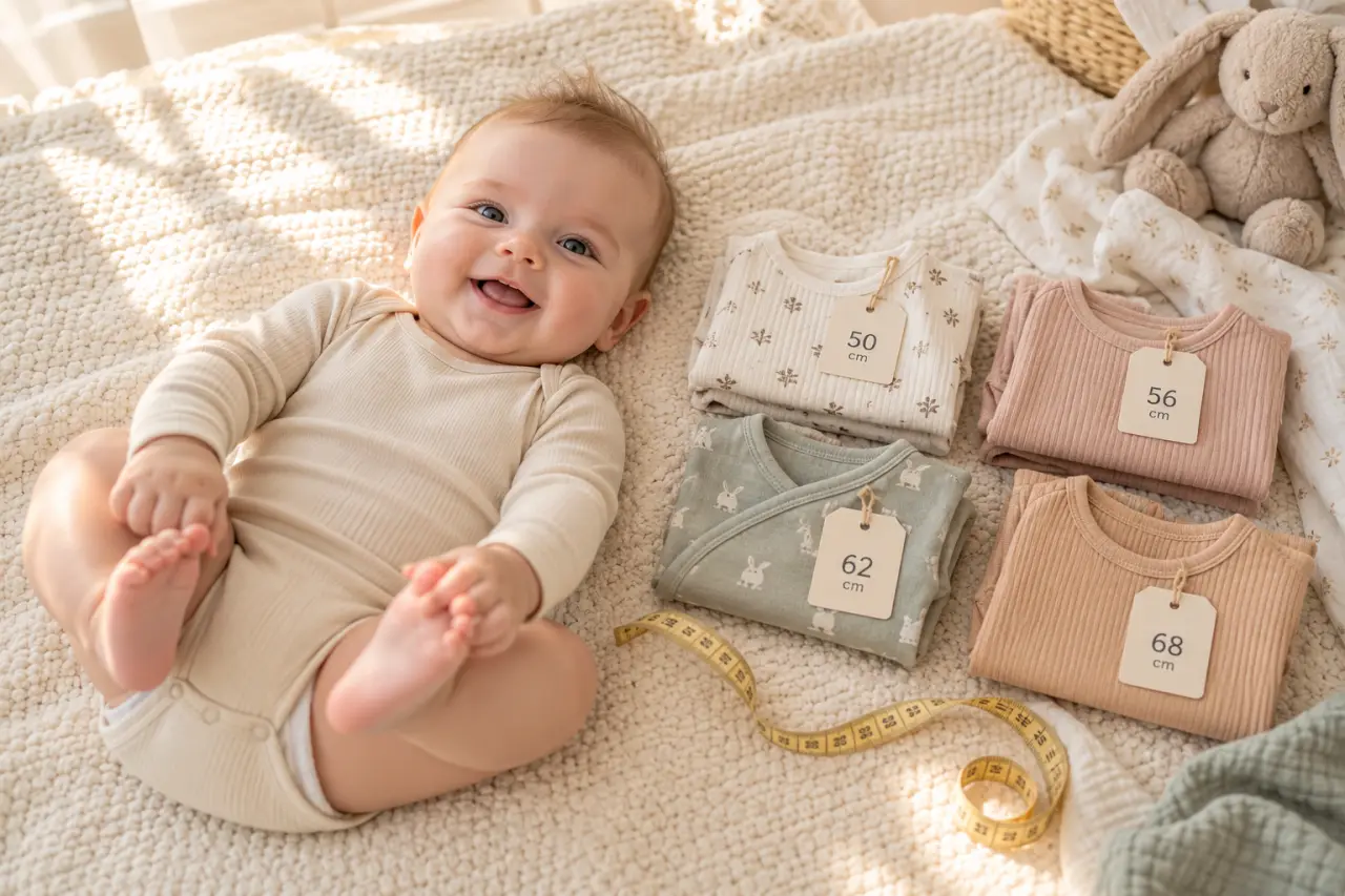 Tailles bébé par mois : pourquoi les centimètres comptent plus que l'âge
